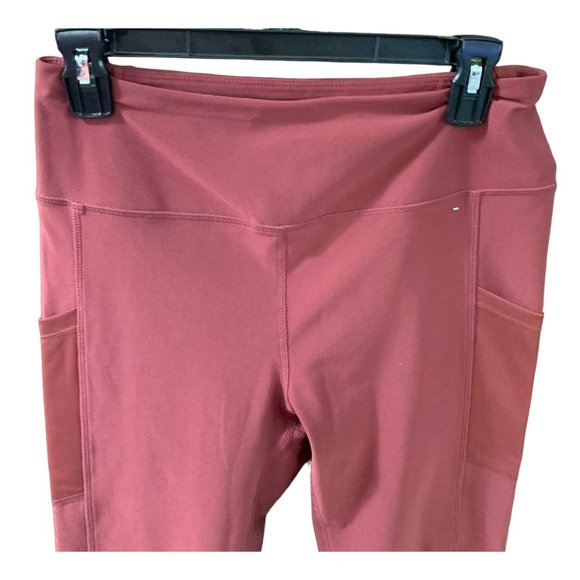 Mondetta Womens Size M Performance Luxury Rust Legging Pull On Pants - Picture 2 of 5